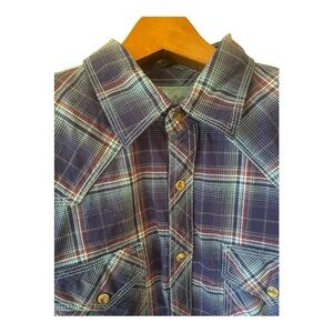 Mens WRANGLER Western Shirt Size Large Snap 20X Competition Vintage